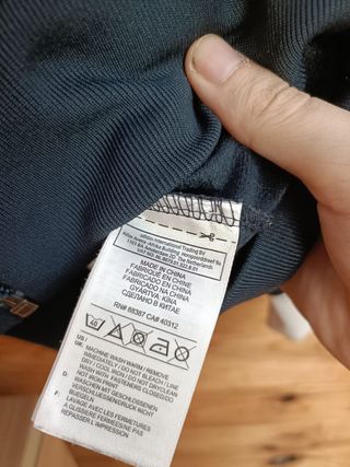 Sudadera Adidas Color Azul y Blanco Talla S.