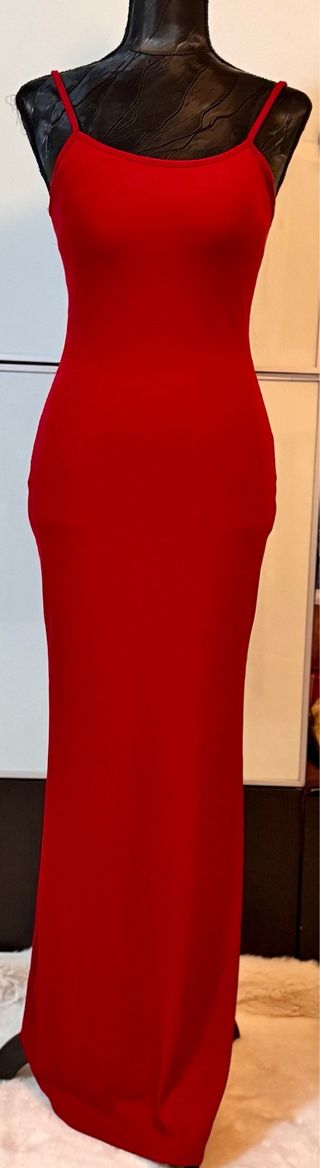 Vestido largo SHEIN rojo - Talla S