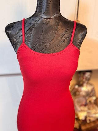 Vestido largo SHEIN rojo - Talla S