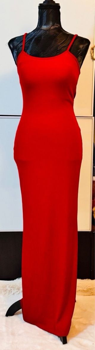 Vestido largo SHEIN rojo - Talla S