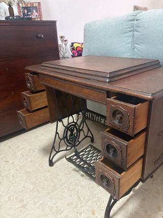 Máquina de coser Singer Antigua Modelo 66