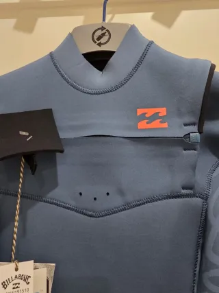 Traje de surf Billabong mujer azul