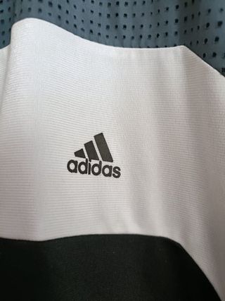 Sudadera Adidas Color Negro, Gris y Blanco Talla M