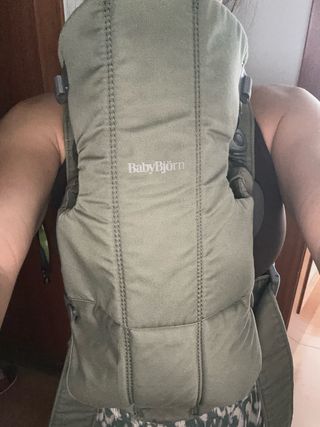 Mochila Porta Bebé BabyBjörn Verde