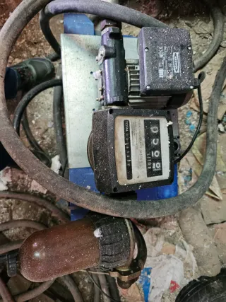 Estación Suministro Gasoil Bomba contador filtro