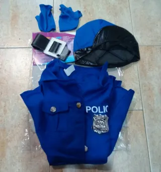 Disfraz Policía Niña Talla 7-8