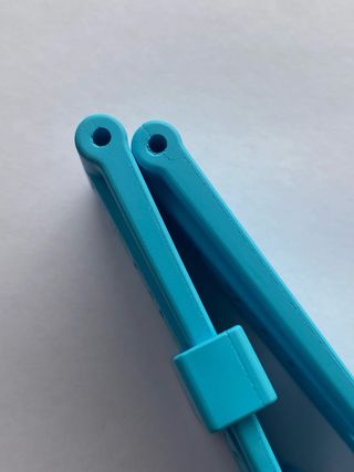 Cinturino gomma 24mm azzurro