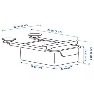 Caja Frigorífico KLIPPKAKTUS Ventosas