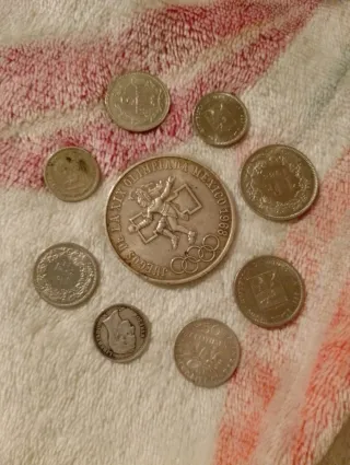 Lote de monedas de plata 41.87 gramos