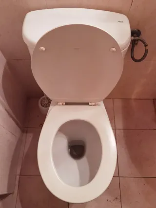Lavabo y vater Roca blanco cerámica