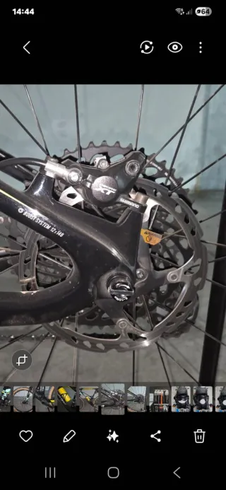 Bicicleta Montaña Shimano XT Boost