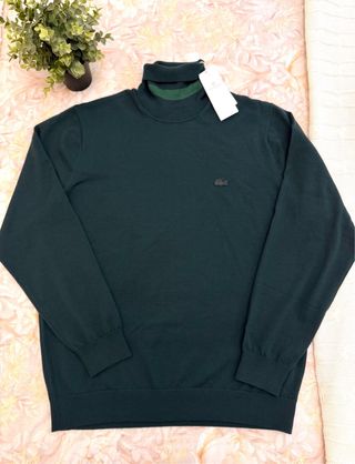 Jersey Lacoste Cuello Alto Verde