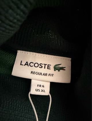 Jersey Lacoste Cuello Alto Verde