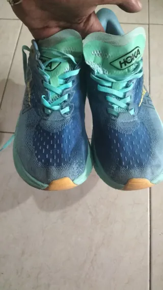 Zapatillas Hoka Azul y Verde