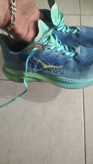 Zapatillas Hoka Azul y Verde
