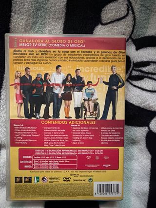 Glee Serie DVD Primera Temporada 7 Discos