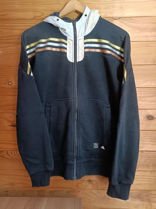 Sudadera Adidas Color Negro, Dorado y Blanco S