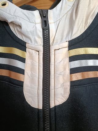 Sudadera Adidas Color Negro, Dorado y Blanco S