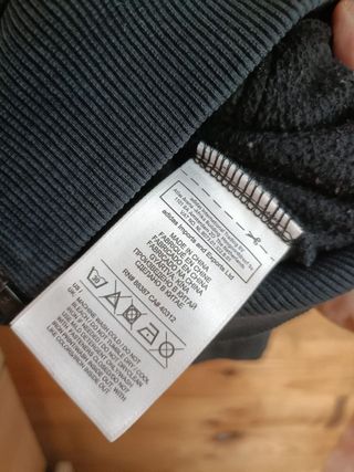 Sudadera Adidas Color Negro, Dorado y Blanco S