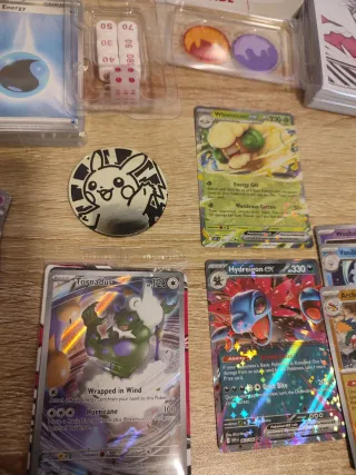 Lote 🇬🇧 Etb White flare abierta pokemon tcg