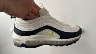 Nike Air Max 97 Velcro Patch Azul Blanco Amarillo