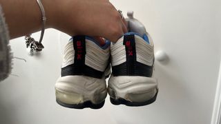 Nike Air Max 97 Velcro Patch Azul Blanco Amarillo