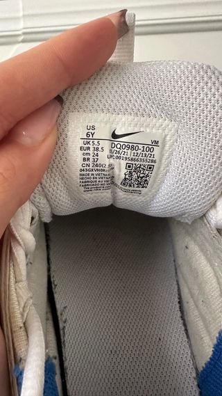 Nike Air Max 97 Velcro Patch Azul Blanco Amarillo