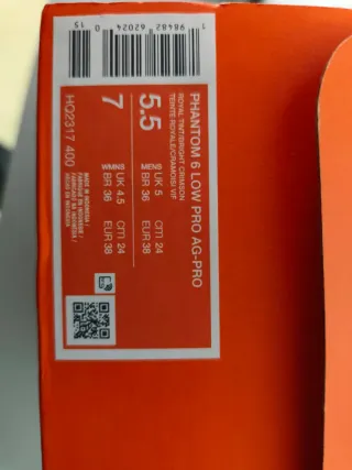 Zapatillas Nike Fútbol AG Nuevas