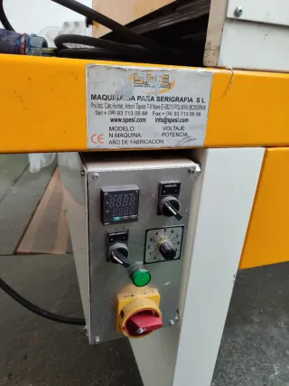 Horno de serigrafía industrial