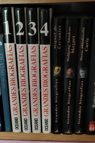 Colección 4 Libros Grandes Biografías Oceano + 3