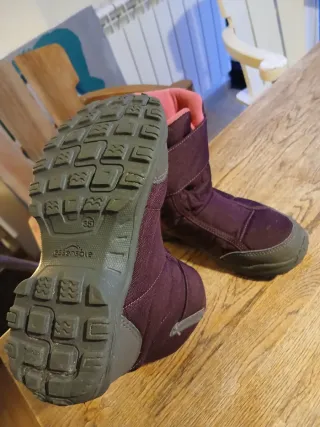 Botas nieve niña T.35 impermeables