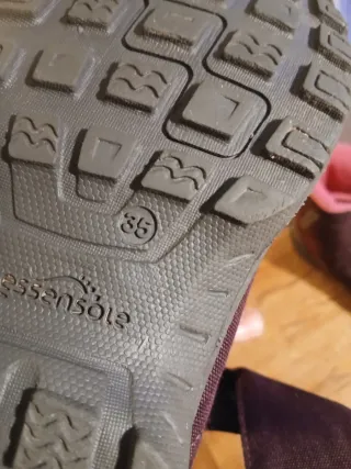 Botas nieve niña T.35 impermeables