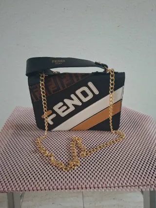 Borsa Fendi Nero Multicolore