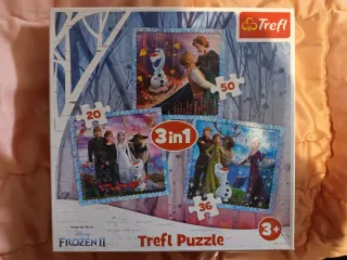 Puzzle 3 en 1 Frozen II Trefl 20-36-50 piezas