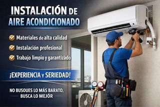 Instalación y venta de Aire Acondicionado