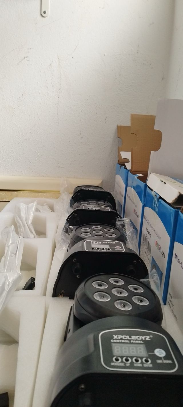 x4 CABEZAS MOVILES WASH 105W MOVIL HEAD DMX