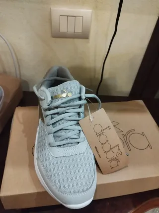 Scarpe donna Diadora Eagle 5 running grigio oro