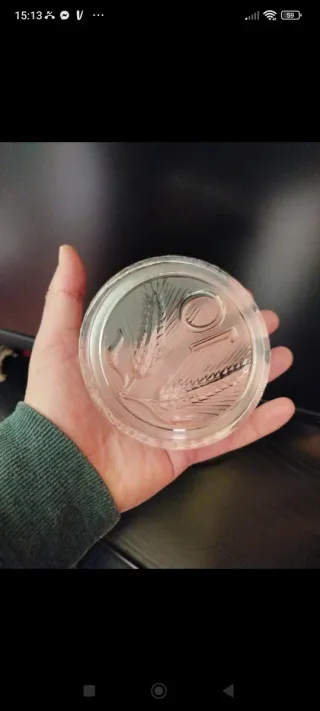 Posacenere portaoggetti in vetro stampo 10 lire