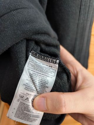 Sudadera Adidas Color Negro y Blanco Talla S.