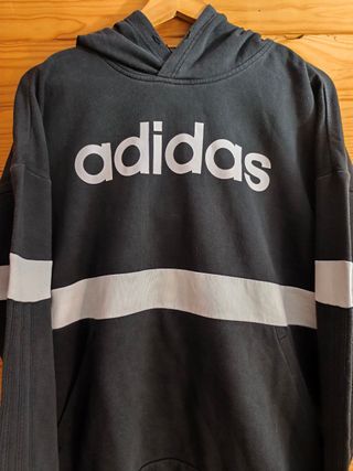 Sudadera Adidas Color Negro y Blanco Talla S.