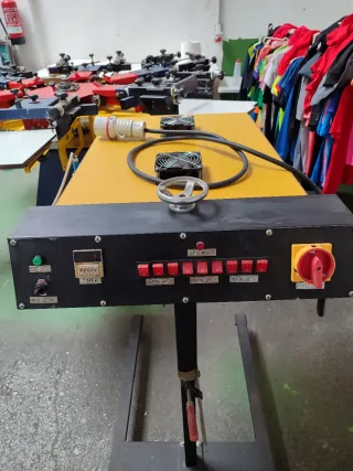 Flash secado serigrafía