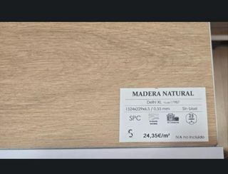 Suelo vinílico SPC Delhi XL Nude – 8,37 m2 4 cajas