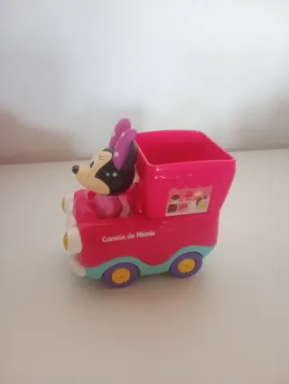 Lote coche Minnie Mouse camion helados helicóptero