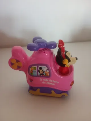 Lote coche Minnie Mouse camion helados helicóptero