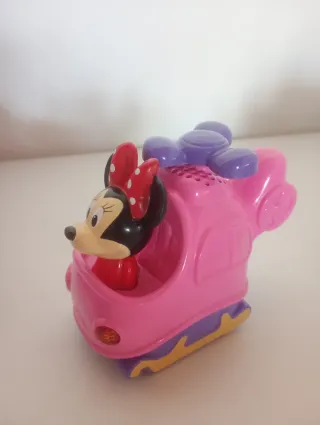 Lote coche Minnie Mouse camion helados helicóptero