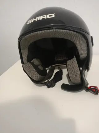 Casco Moto Negro SHIRO Talla M