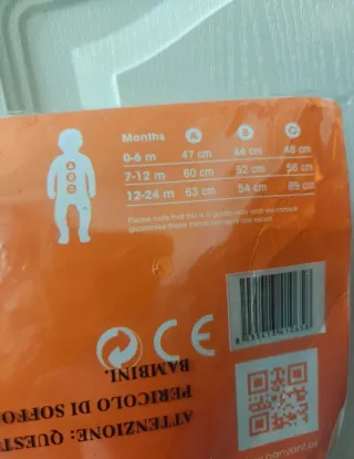 Disfraz Bebé Calabaza Kimokawaii 7-12 Meses