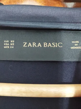 Abrigo marinero Zara rojo