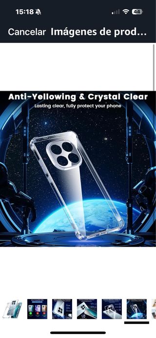 Funda Xiaomi Redmi Note 15 Pro 4G Transparente