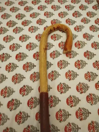 Bastón Garrota de madera de castaño